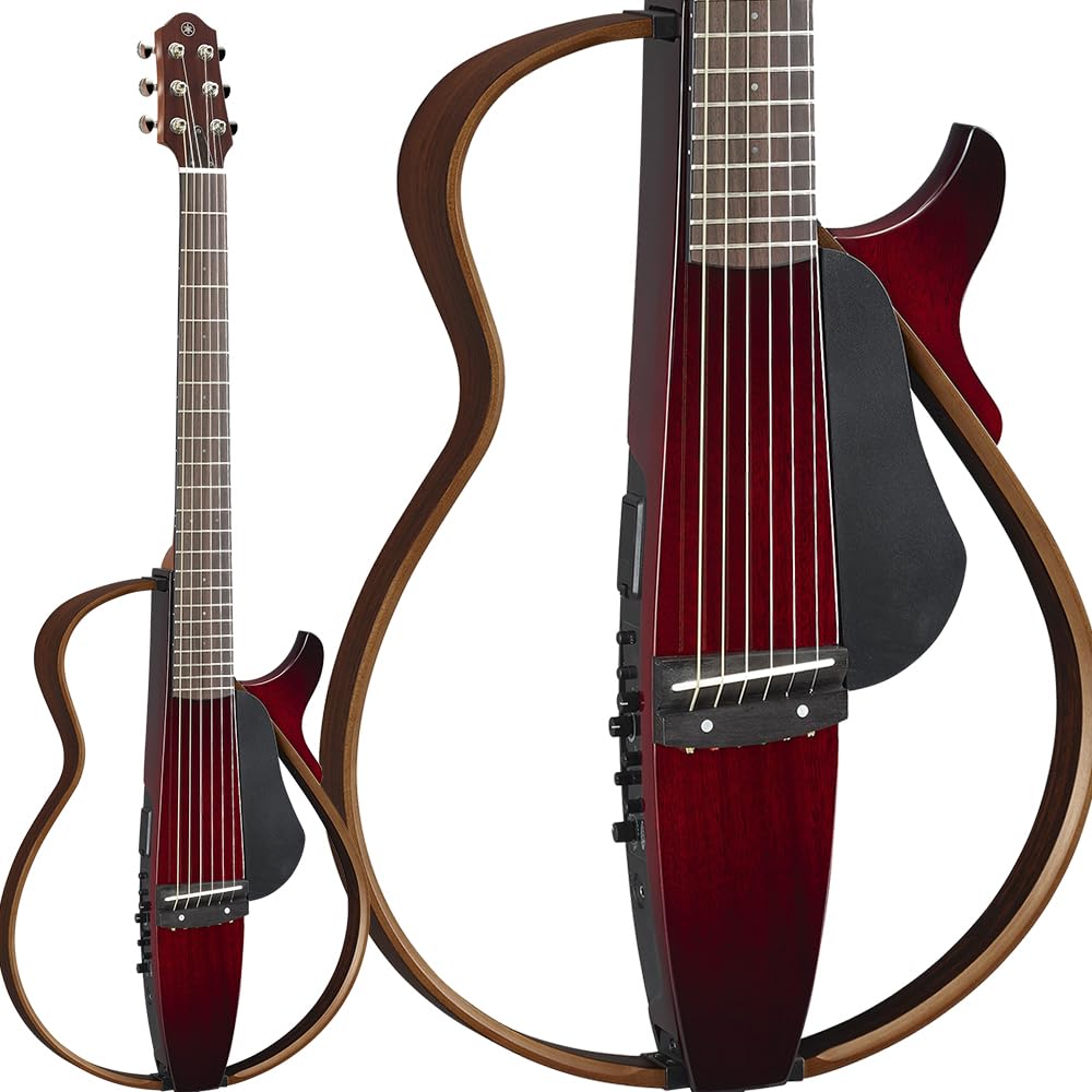 Amazon | ヤマハ YAMAHA サイレントギター クリムゾンレッドバースト 
