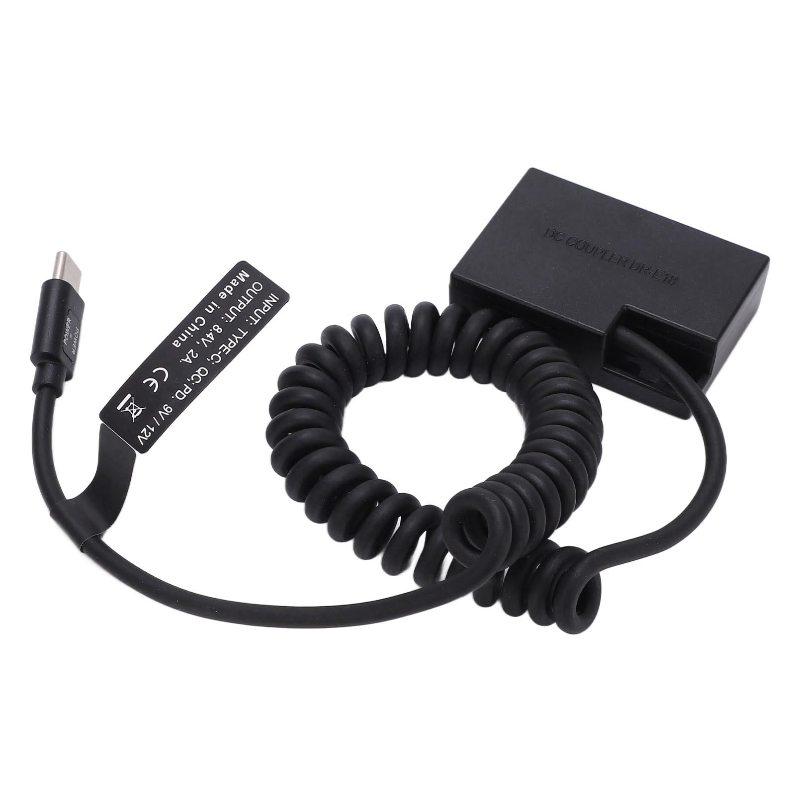 Jiawu Type C LP-E17 Full Decoding Dummy Battery DC Coupler, Bloc