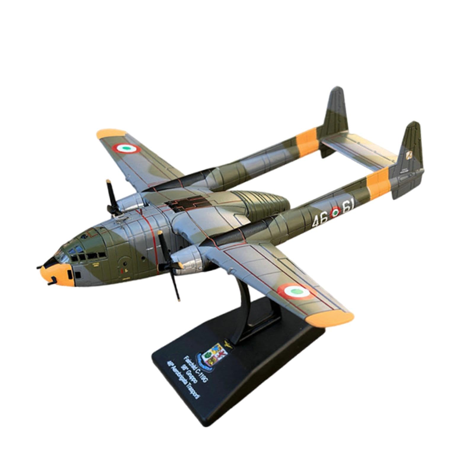 Qectial Die-cast Metal Seaplane Model for TV Stand, Bar, Bedroom, Living Room, Office, Style B