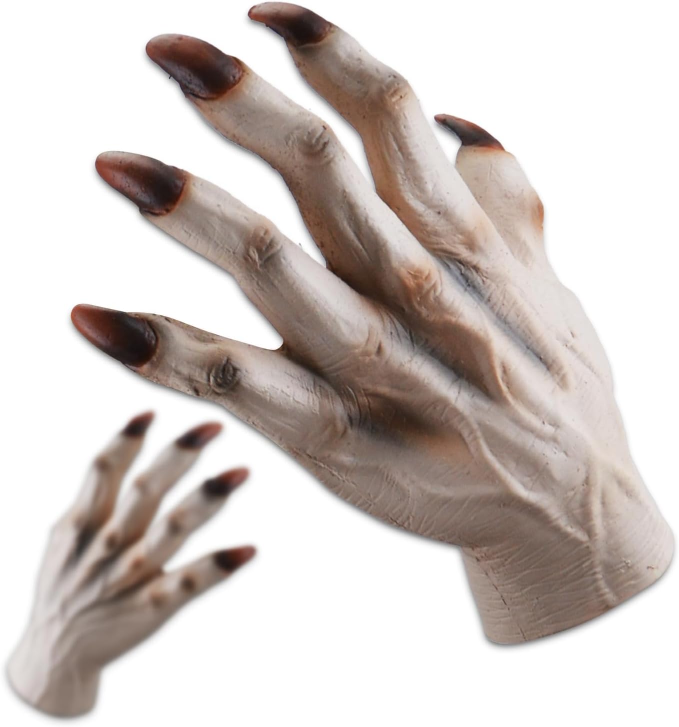 FREE BEAUTY Halloween Party Scary Moster Skeleton Bone Claw Hand Reaper Gloves Costume Adult