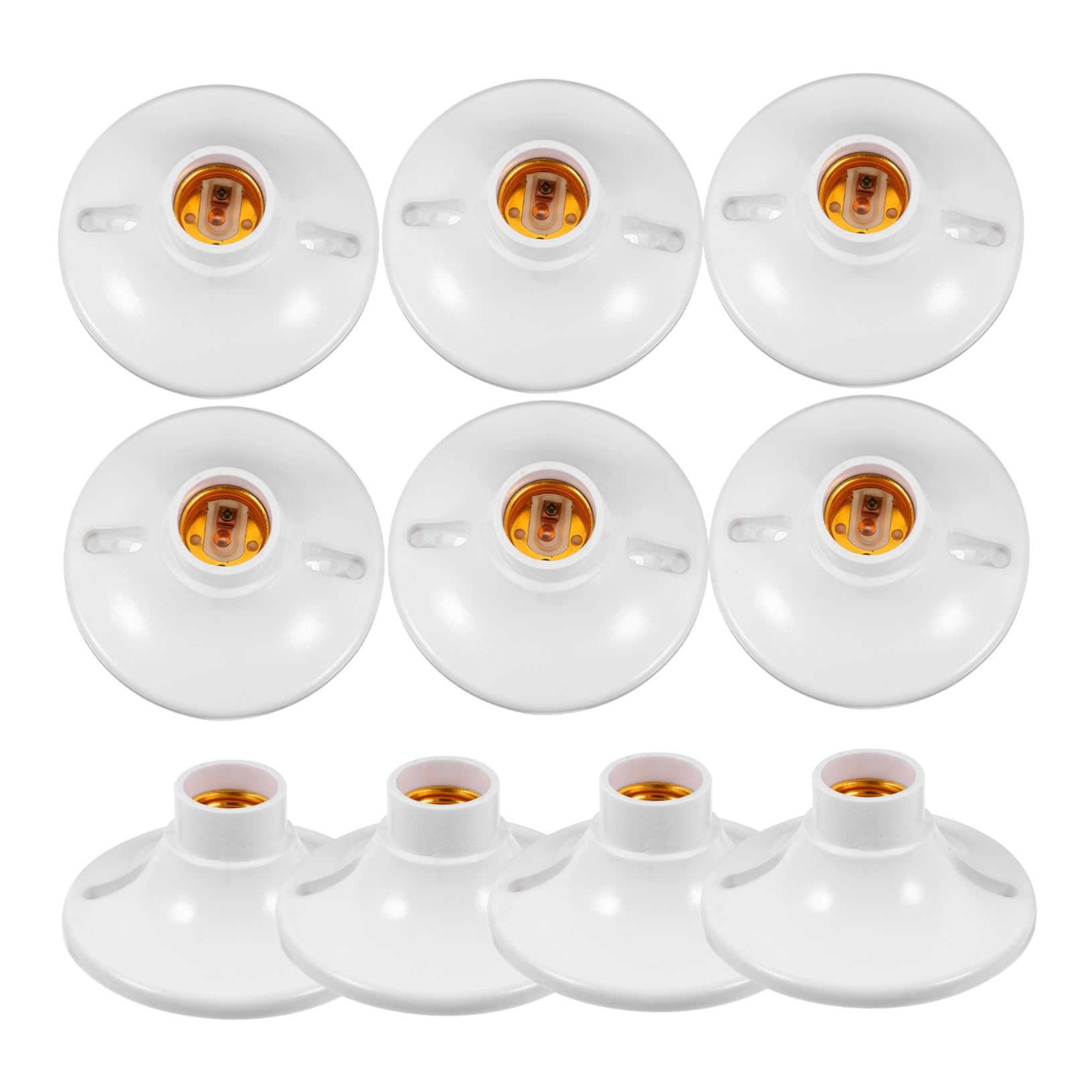 Alipis 4 Ensembles Douille En Bakélite Pendaison Remplacement De La Lampe Douilles E27 Douille De Remplacement De Lampe Remplacement De Douille De Lampe Luminaire Blanche 10 Pièces * 4
