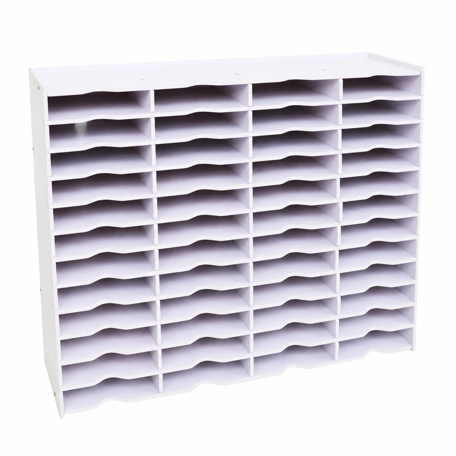 Boîte Rangement Gran Capacité Organiseur Bureau en Plastique PVC Multifonction pr Étudian, 48 Grille
