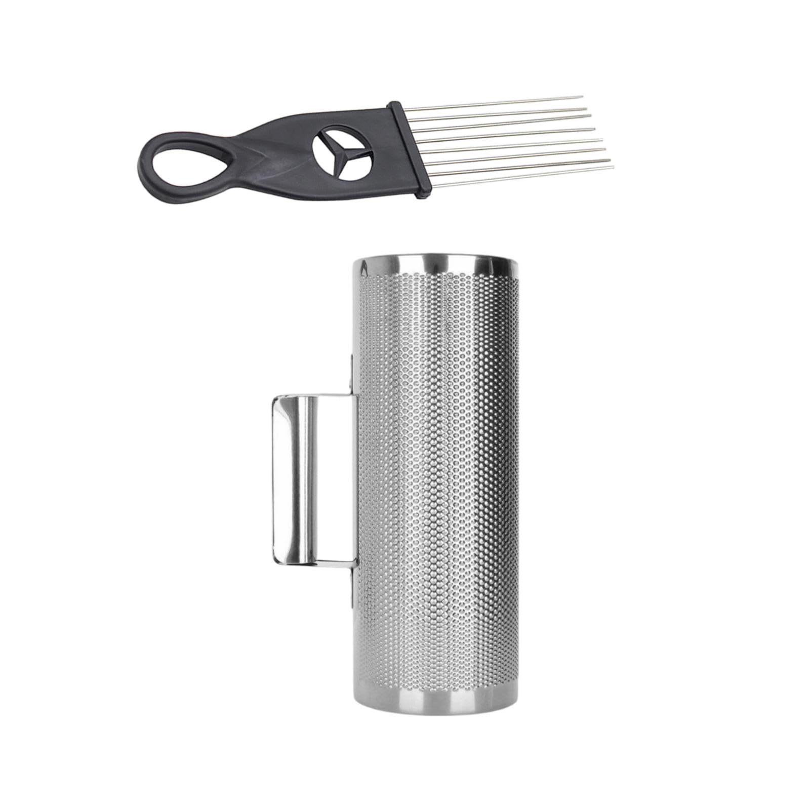 Guiro Instrument, leichtes Hand-Percussion-Instrument für Live-Auftritte, 25 x 7,5 cm, Silber, 3 Stück