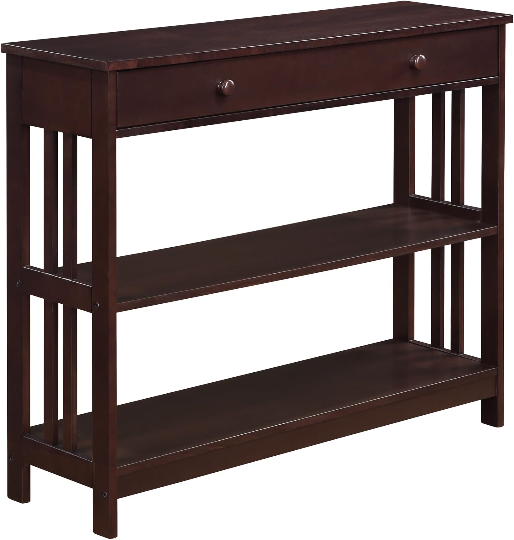 Mission 1 Drawer Console Table, Espresso