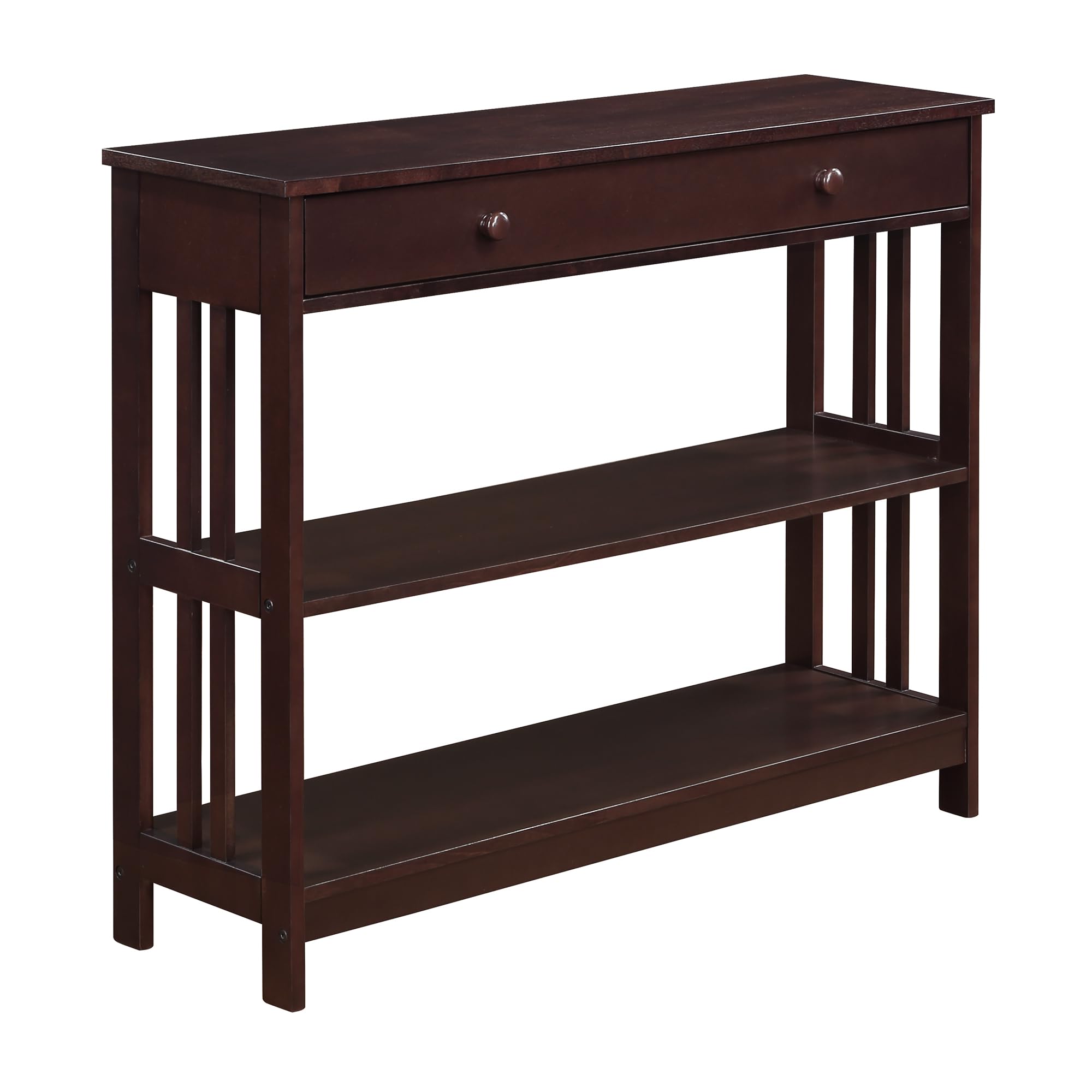 Mission 1 Drawer Console Table, Espresso
