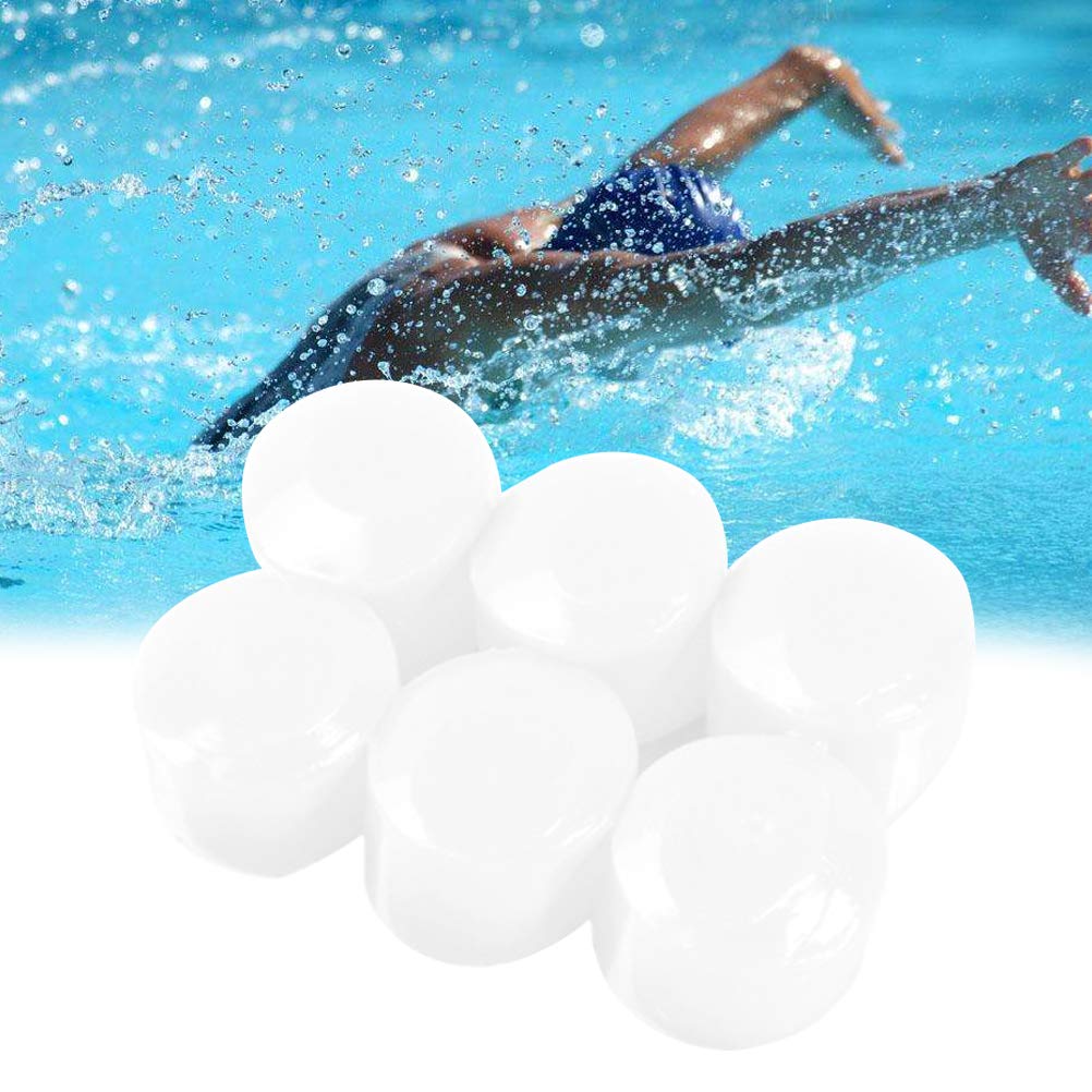 HEALLILY 30 Pairs Earplugs White Soft Waterproof Swimming Bath Silicone Ear Plugs Sleep Noise Reducing Ear Plugs (10 Boxes) 4