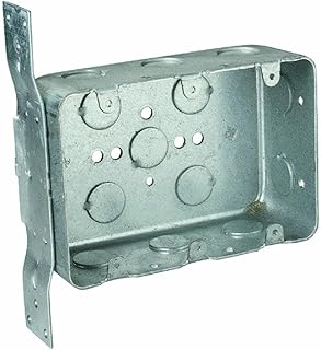 Thomas & Betts P27SL4 3 Gang 4X6 Box, 5-13/16-Inch Length by 4-Inch Width by 2-1/8-Inch Depth