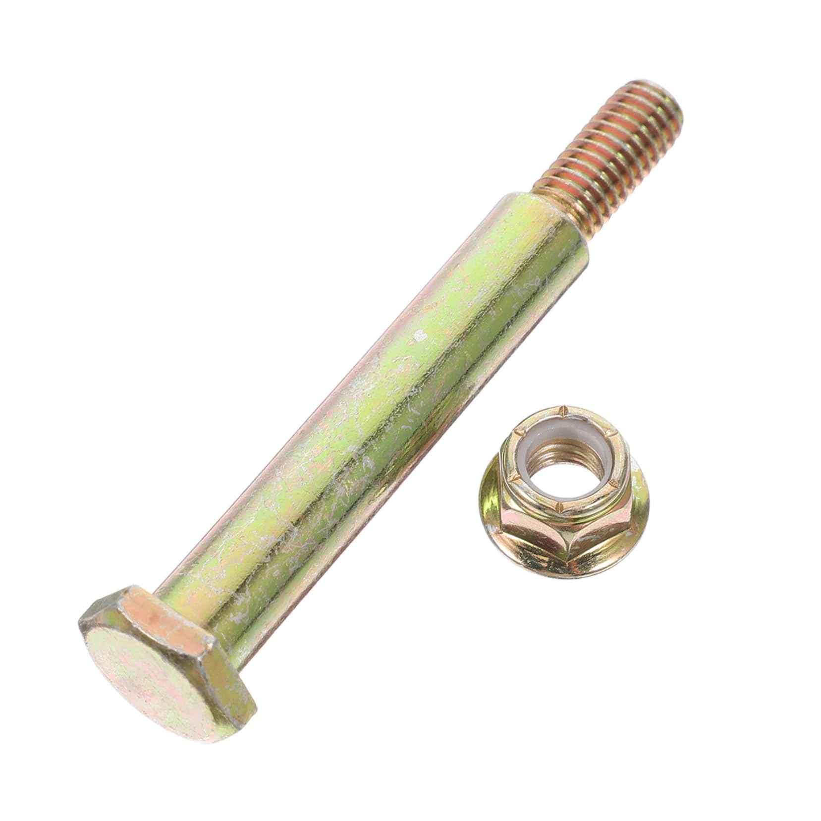 Mikikit Steel Lawn Mower Wheel Bolt Universal Rear Wheel Screw Bolt 193406 Compatible Easy Installation Set