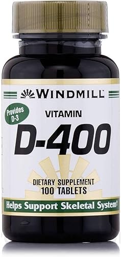 Vitamina D TABS 400IU WMILL Tamaño 100
