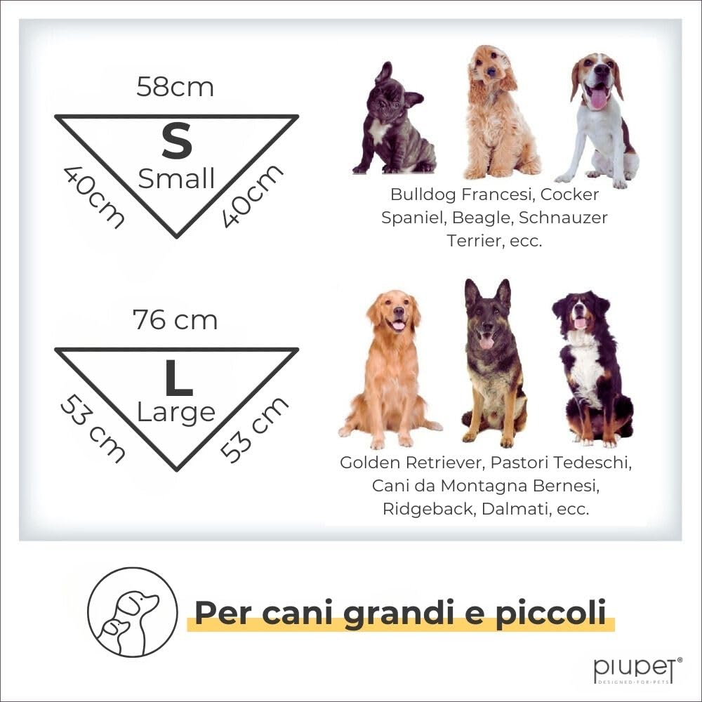 PiuPet® Bandana cane