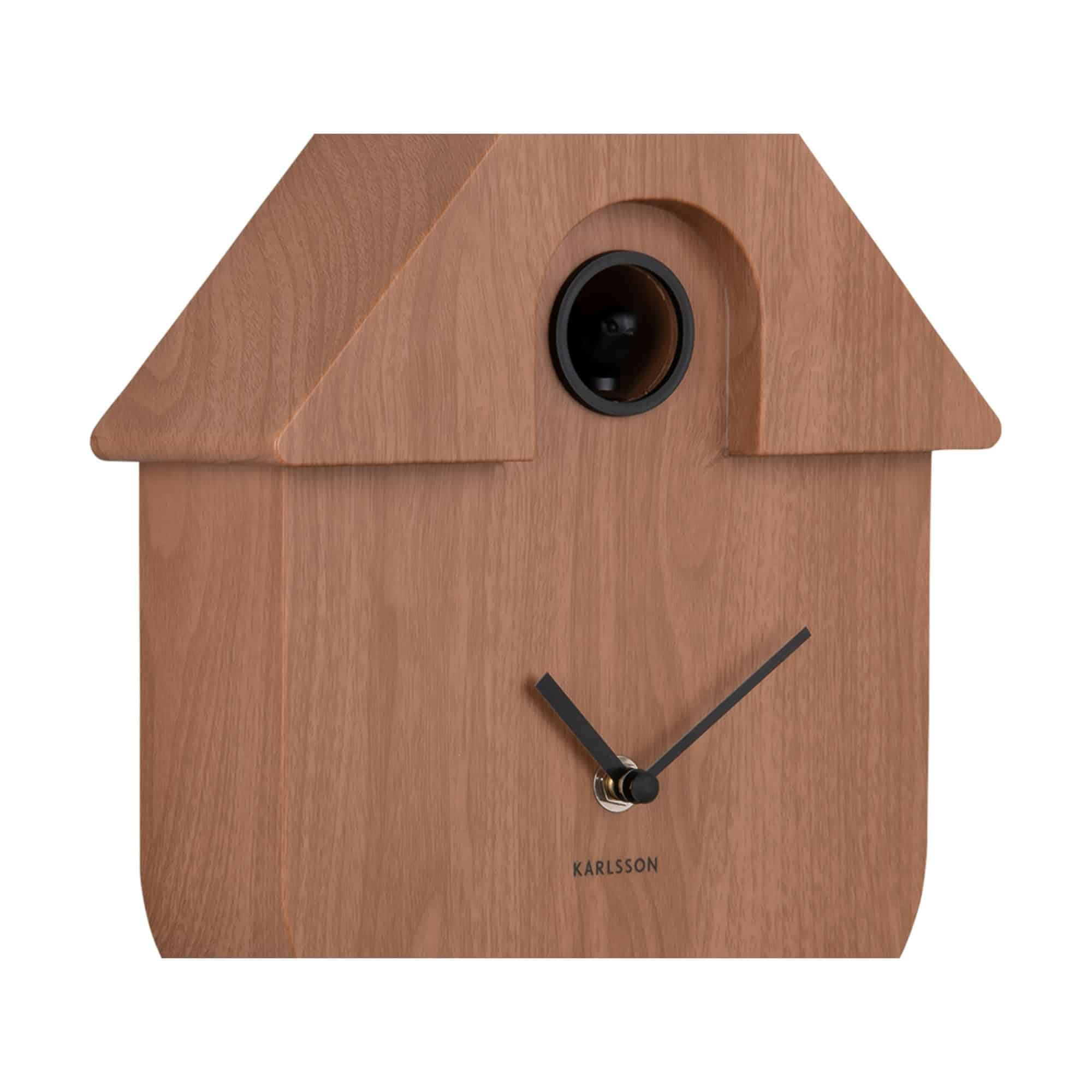 Karlsson Kuckucksuhr Modern Cuckoo - Braun - 8.5x21.5x41cm