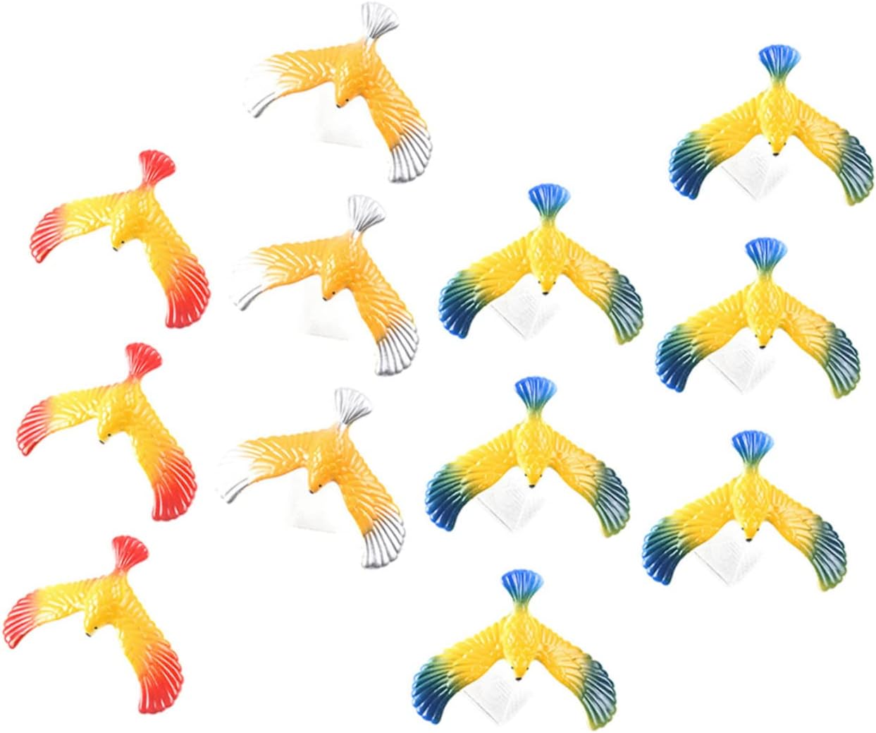Hohopeti 12pcs Balancing Eagle Toy Balanced Bird Easter Chicken Toys