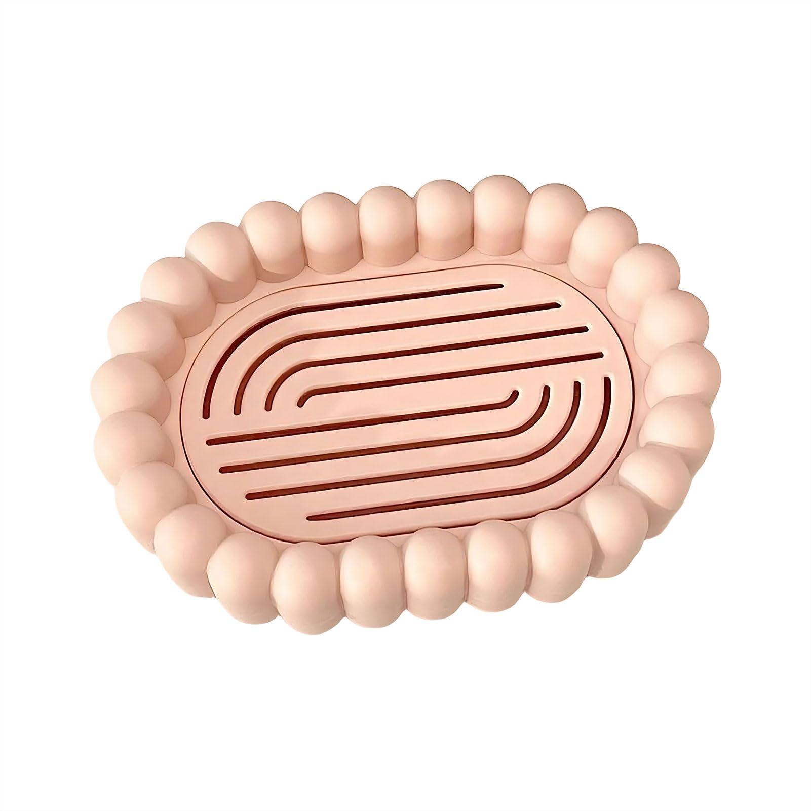 Glifora Soap Box with Hollow Drainage Layer Design - Matte Surface Soap Holder for Home and Dormitory Countertops