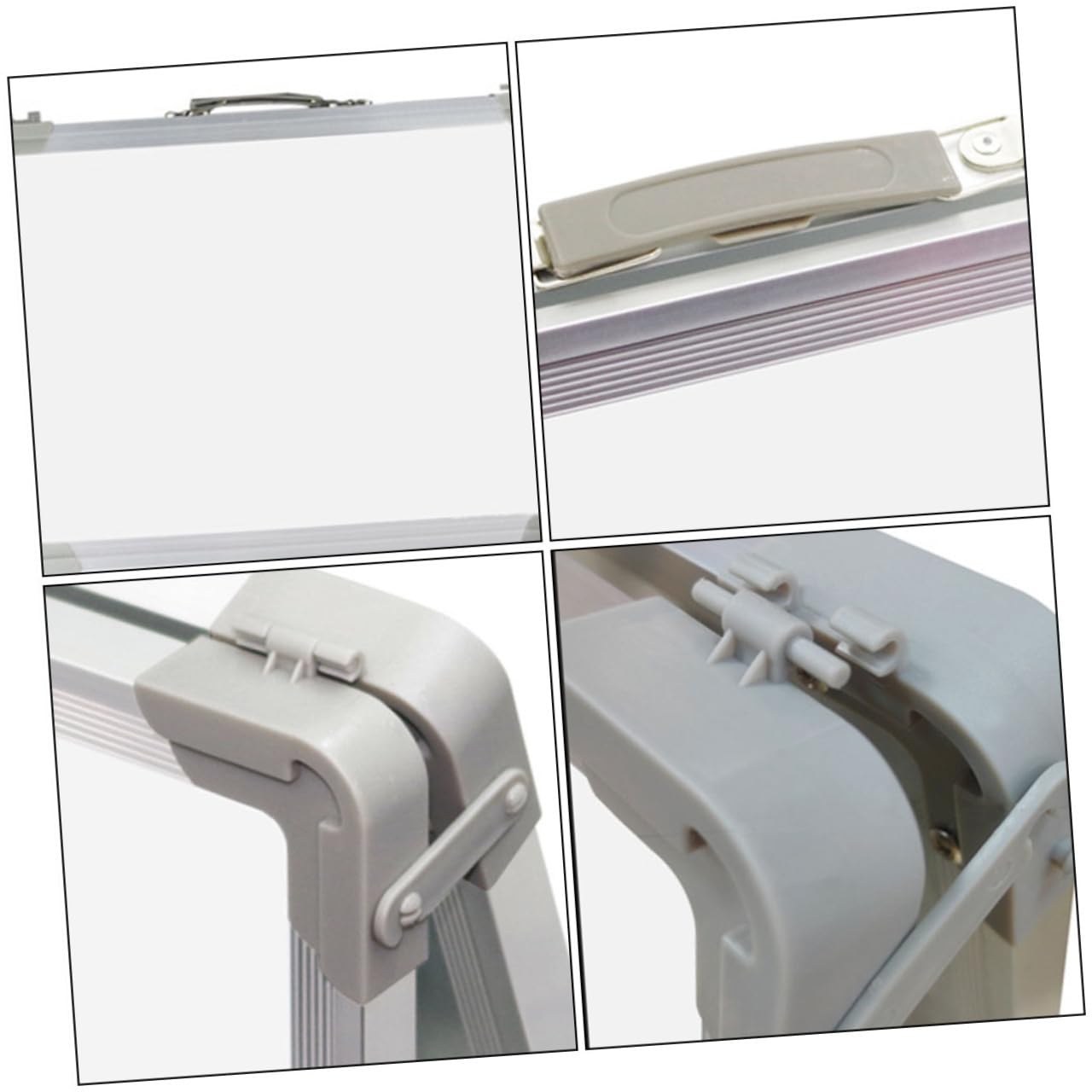 UKCOCO Lavagna Magnetica Bifacciale da Tavolo Mini Lavagna Bianca Cancellabile Leggera Supporto Pieghevole Magnetica Portatile per Ufficio e Casa