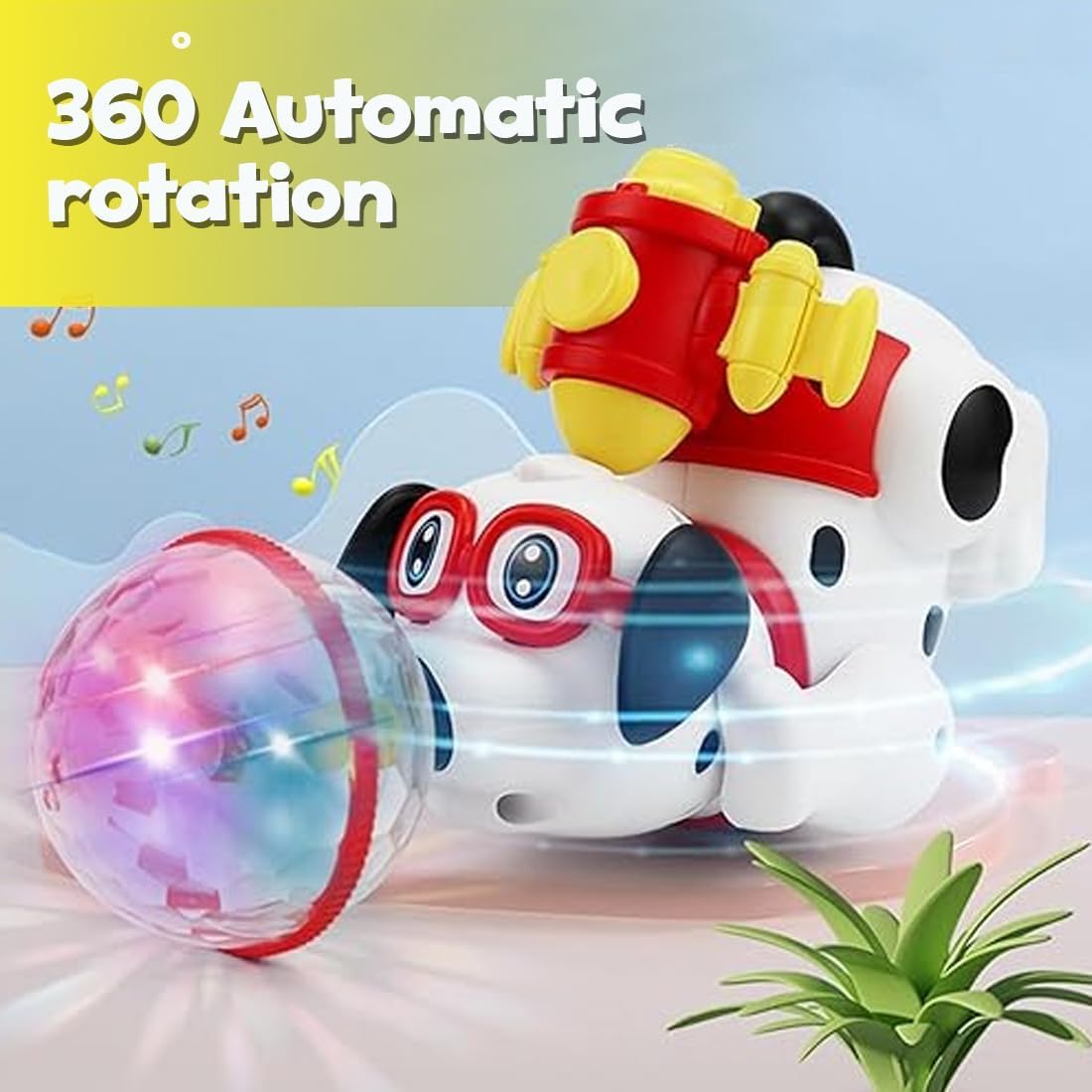 Braintastic Intelligent Robot Learning Machine Dancing Toy with Lights & Music for Kid (Dancing Dog Musical Toy) 1