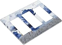 Vista 549 de Vista de ventana, isla tropical, playa, palmeras, cielo soleado, cubierta de interruptor de luz de palanca individual, placa decorativa de pared