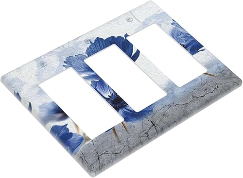 Miniatura 549 de Vista de ventana, isla tropical, playa, palmeras, cielo soleado, cubierta de interruptor de luz de palanca individual, placa decorativa de pared