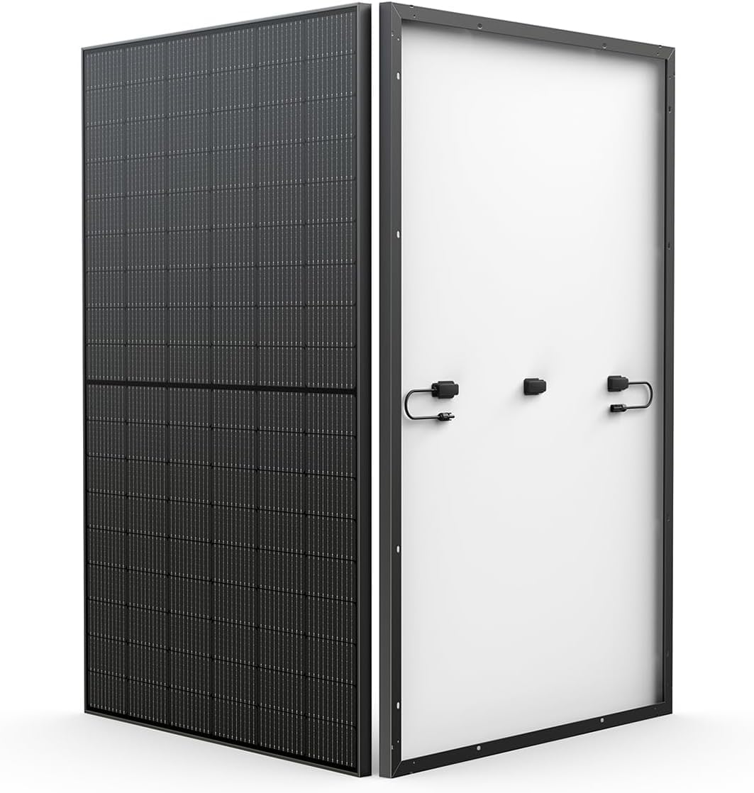ECOFLOW 400W Rigid Solar Panel High-Efficiency Solar Module PV Power for Home, RVs, Off-Grid Builds Compatible with Portable Power Stations & PV Systems
