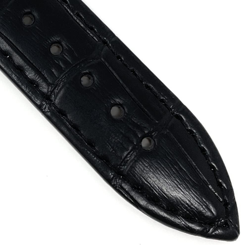 Bandini Womens Leather Watch Band Strap - Alligator Pattern - 8 Colors - 12mm, 14mm, 16mm, 18mm, 20mm