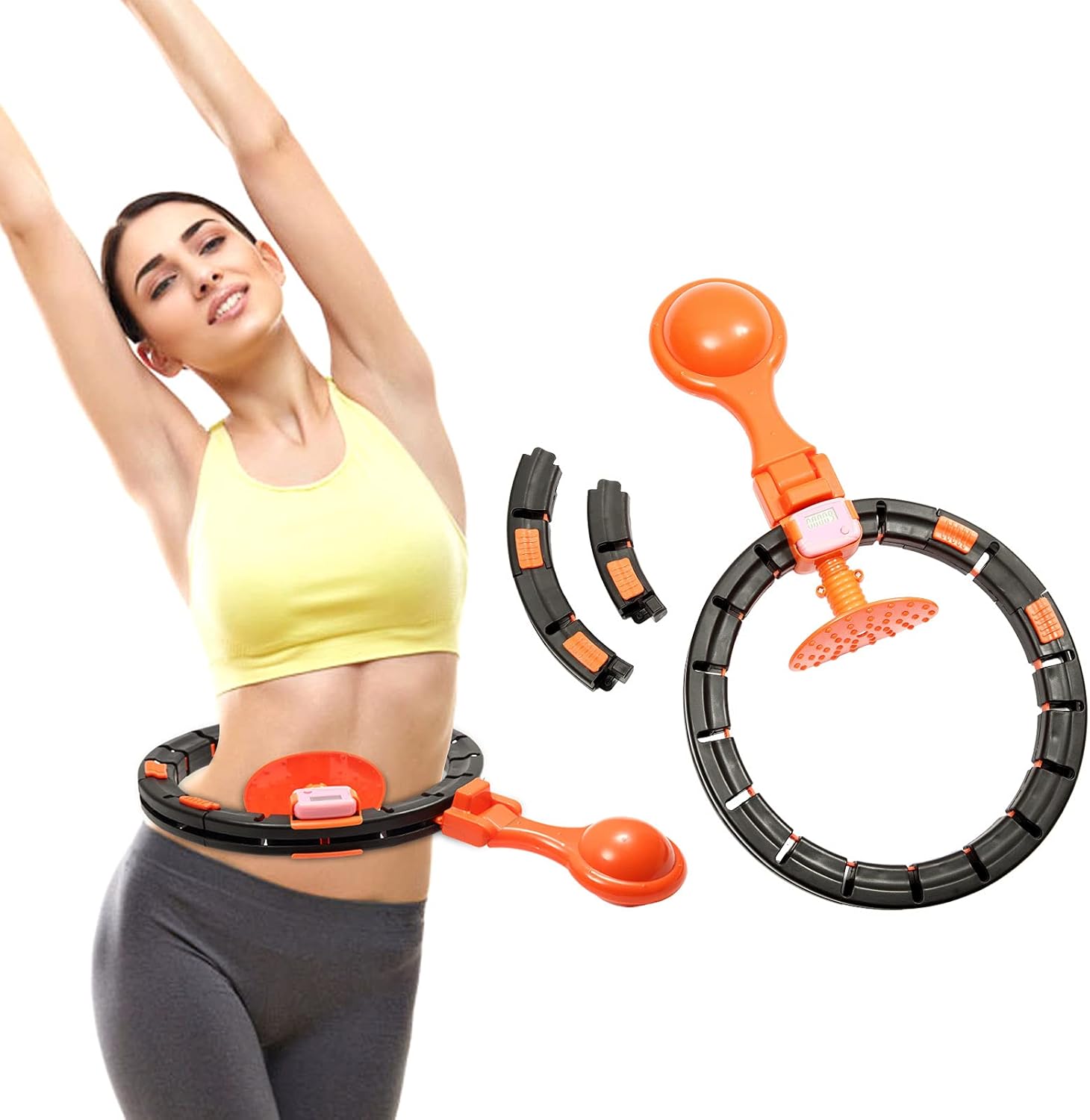 KUAJING Weighted Hula for Exercise Hoop Kids Teenagers