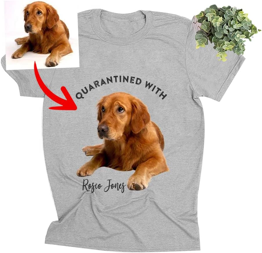 Pawarts Pawperty of Pet Custom Dog Tshirts for Men - Personalized Graphic Tees Men/Women