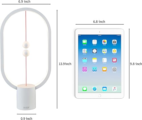 Miniatura 3 de BABLOOM Heng - Luz de equilibrio, lámpara de mesa LED alimentada por USB, creativa, luz nocturna con interruptor magnético, lámpara de mesa