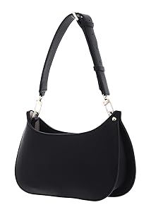 【DEARMINE】Minimal Square Mini Bag GUESS Meridian Mini Top Zip Shoulder Bag, Black: Handbags
