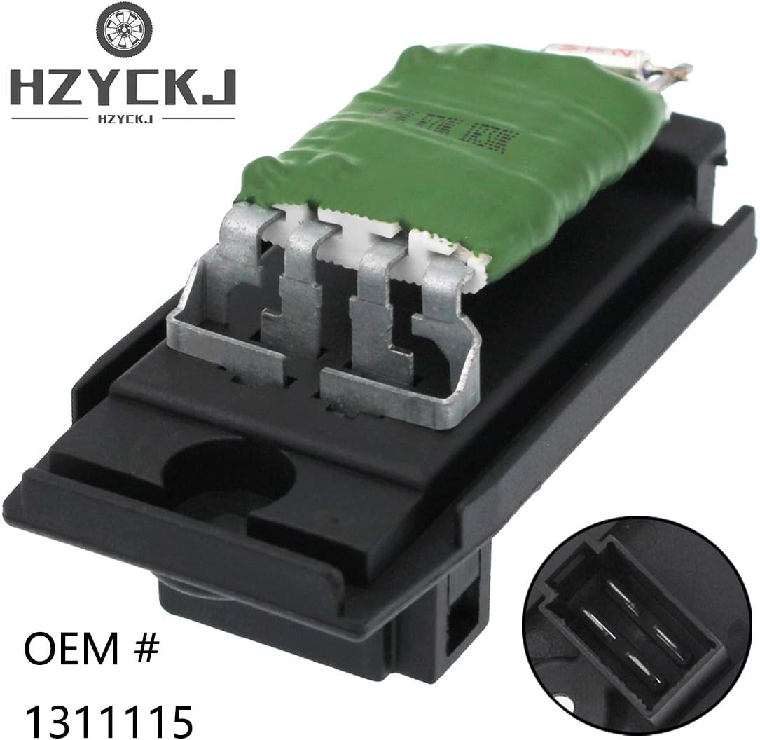 HZYCKJ Resistencia del ventilador Calentador del motor Resistencia del ventilador OEM # 1311115 Para Focus Mondeo Fiesta Puma Cougar
