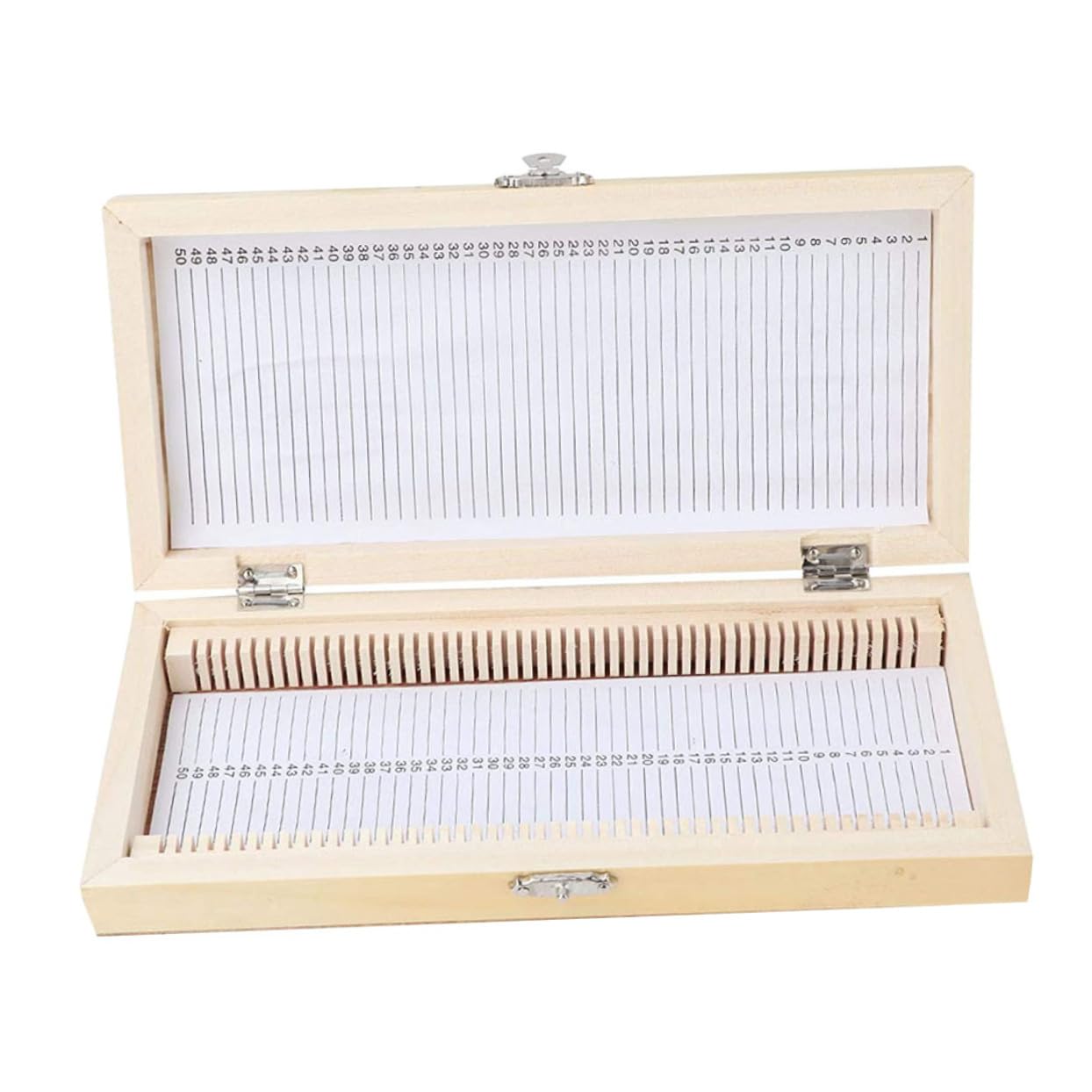 CIYODO Box Quality Slice Box Specimens Case Biology Slide Storage Case Case Slide Case Microscope Slide Storage System Slide Holder Slide Organizer Pull Tail Game Wood