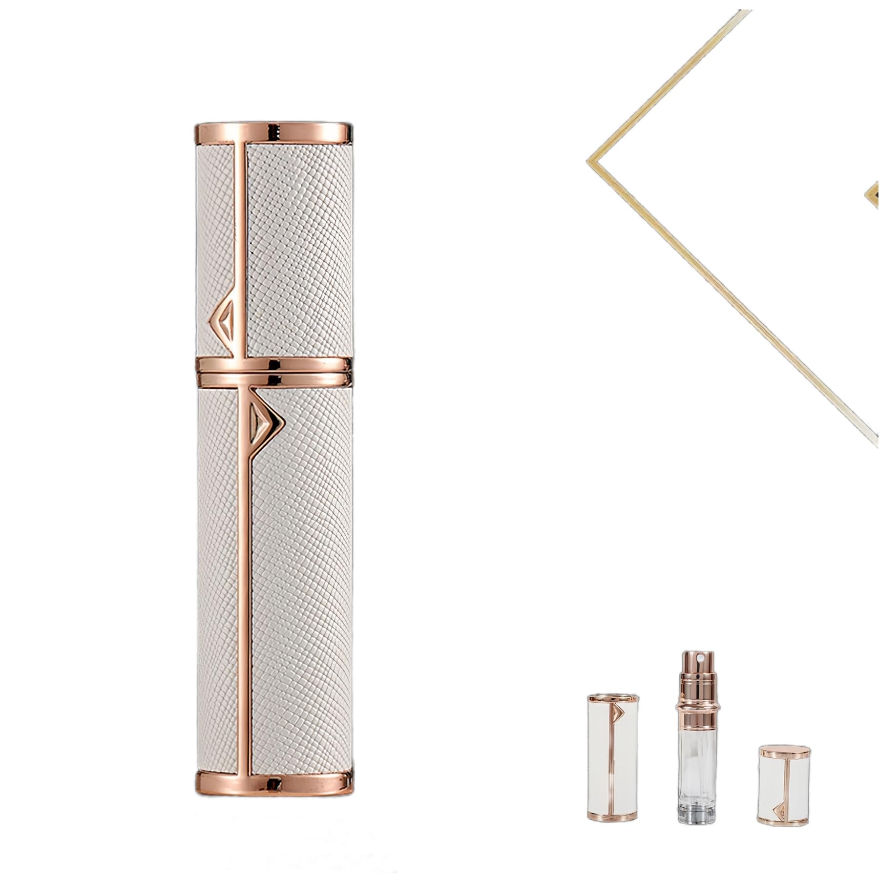 Sponsored Ad – ONECIRCLE Perfume Refill Bottle,6ML Atomizer with Refillable Perfume Bottle For Men and Women|atomizer for perfume when Travelling|Pocket Size Mini Perfumerefillable bottle for Purse.(white)