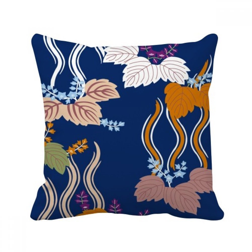 Coussin fleur rouge japonaise carré 40x40 cm pour décoration de canapé salon