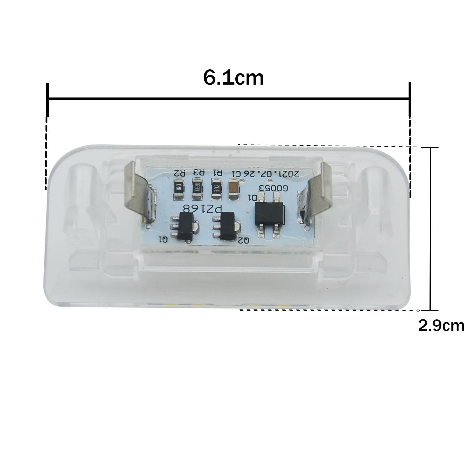 Feux De Plaque D’immatriculation Pour Mercedes Classe B W246 W242 (2011-2019) - 2 X 6000K - Ref 2468201566 - 9