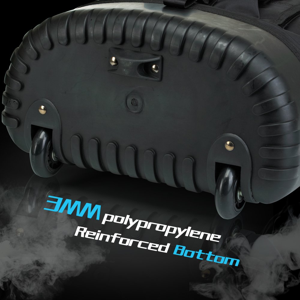 FASITE Tool Backpack with Wheeled Rolling, Multifunction Heavy Duty