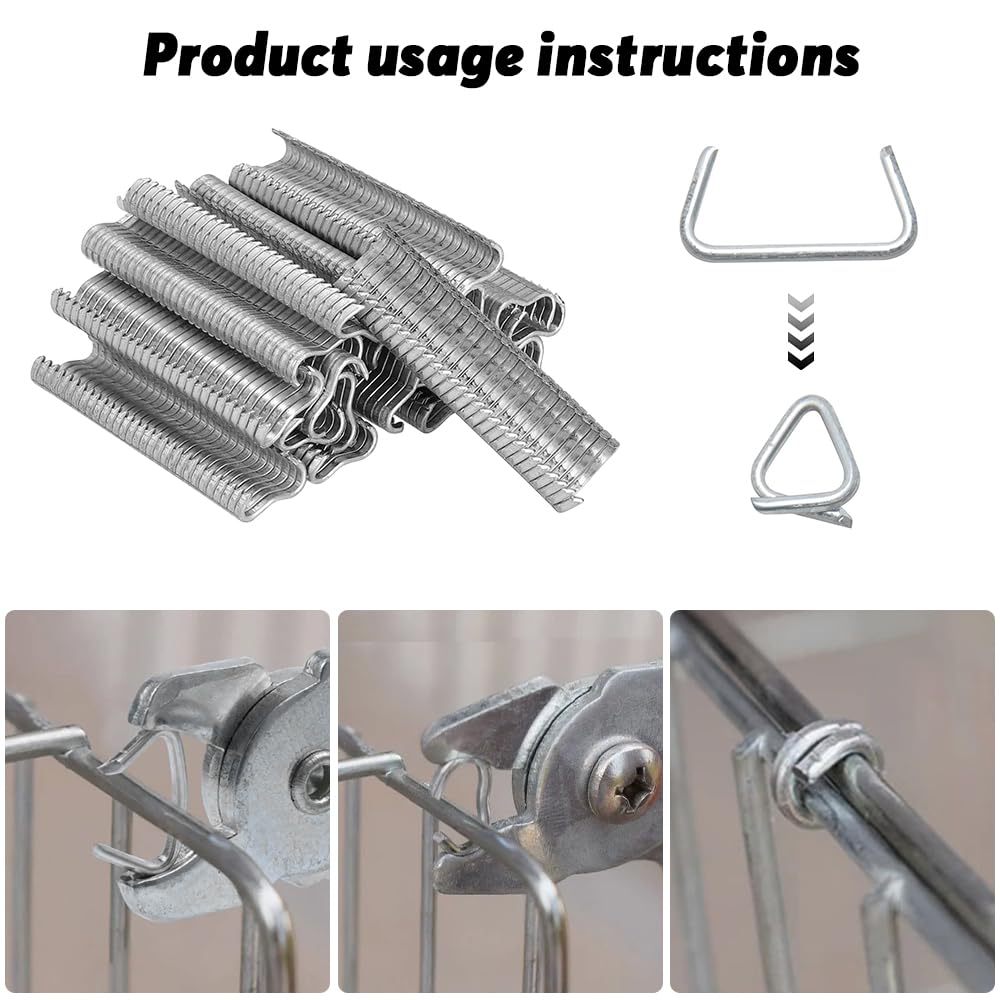 Tanstic 3000 Pz M Chiodi M Clip Professionali Tappezzeria Anelli - Foto 8