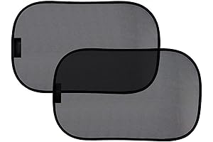 4-Pack Cling Window Sun Shades for Babies & Passengers (20 x 12 Inches)
