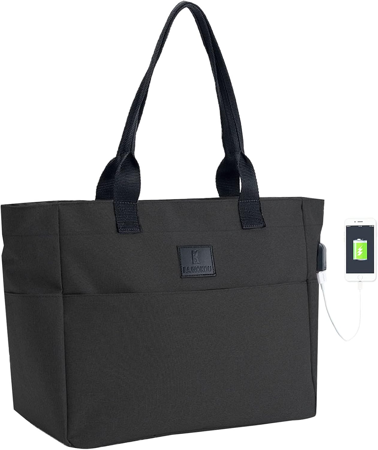 Large Laptop Tote Bag For Women Work Fits 15.6''17'' Shoulder Bag USB