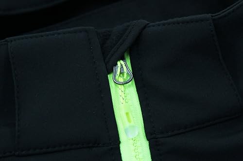 Miniatura 23 de M2C Chaqueta cortavientos con capucha y forro polar para niños y niñas Rosa,Azul ártico,Negro -,Azul,Rosado,Rosa