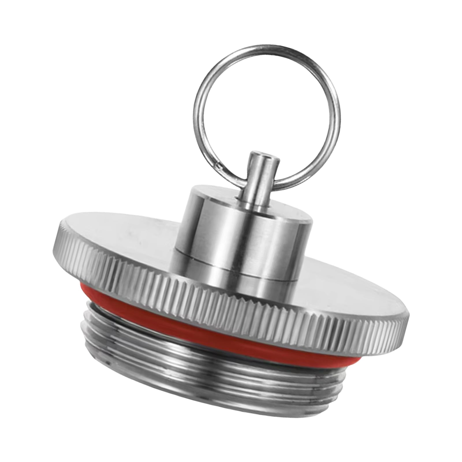 Tappo per fusto in miniatura per birra, in acciaio inox, con due fori di sfiato, chiusura a pressione per birra casalinga