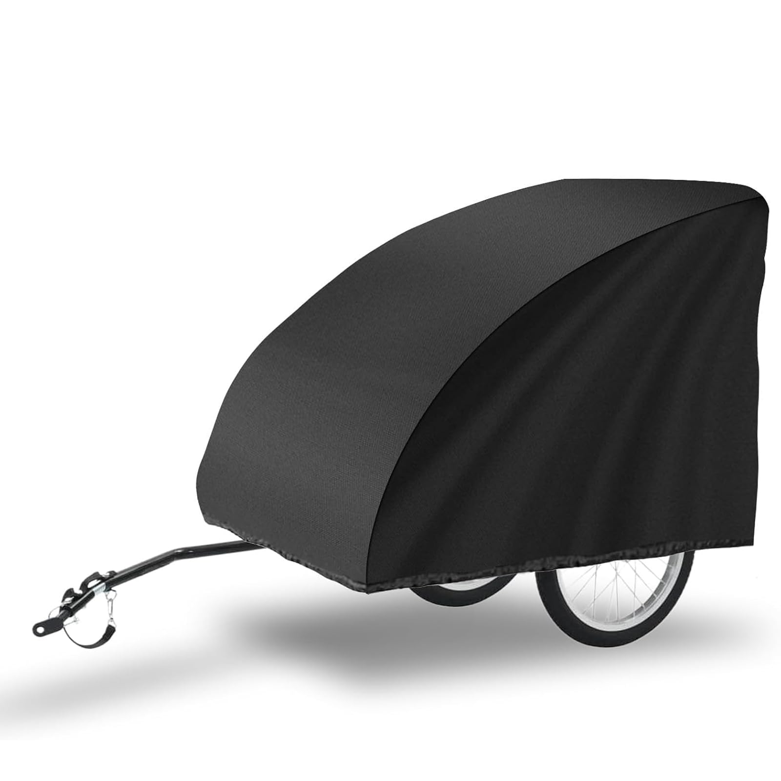Faltgarage Für Fahrradanhänger, Kinderanhänger Abdeckung Fahrradanhänger, Universelle Hundeanhänger Lastenanhänger Abdeckung, Wasserdicht Plane Abdeckhaube Fahrradabdeckung 420d (140 * 88 * 92cm) Baby