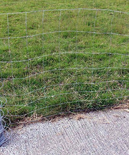 Easipet Livestock Stock Fence M8/100/15 50m Long 1m High Galvanised