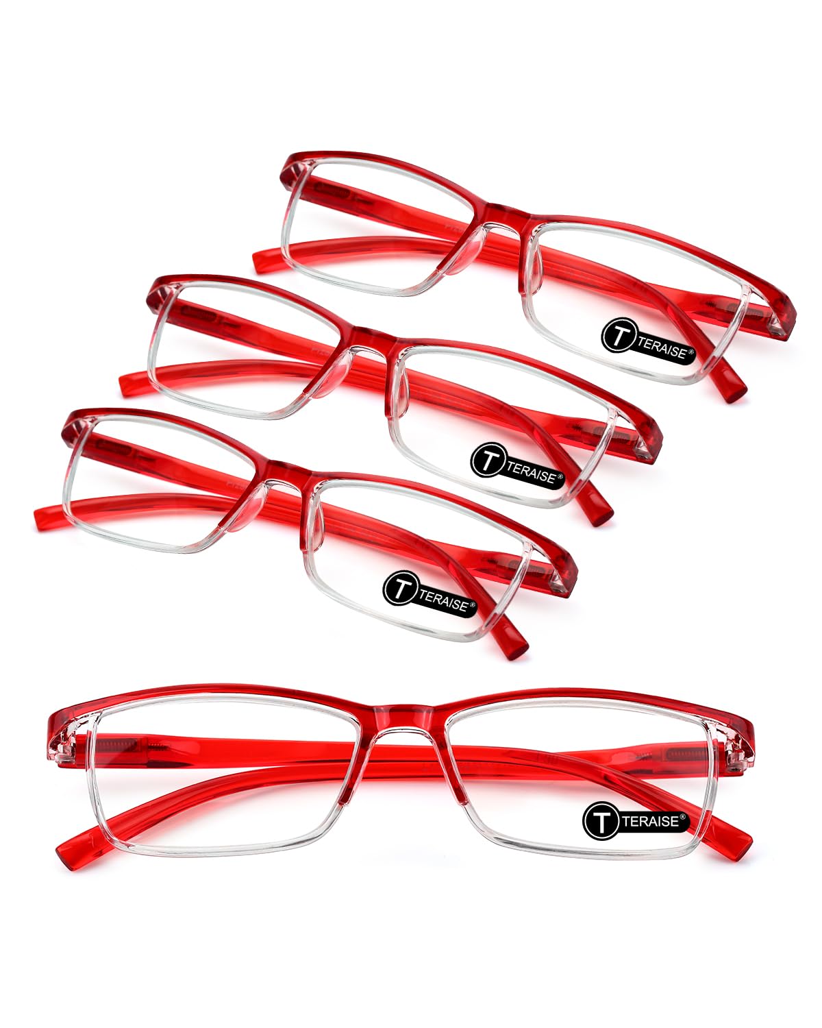 TERAISE Gafas de lectura anti luz azul, ligeras y cómodas gafas de lectura para hombres y mujeres, Lectores luz azul para computadora/teléfono incluido estuche para gafa — view 7