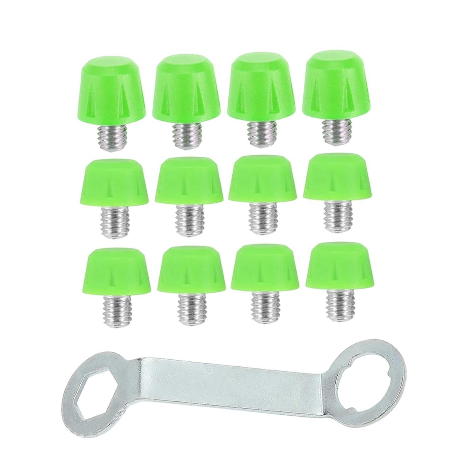 BNF®12 Pieces Football Shoe Spikes Soccer Shoe Spikes Rugby Shoes Studs 8mm 10mm Green|Sporting Goods|Outdoor Sports|Track & Field-image-6