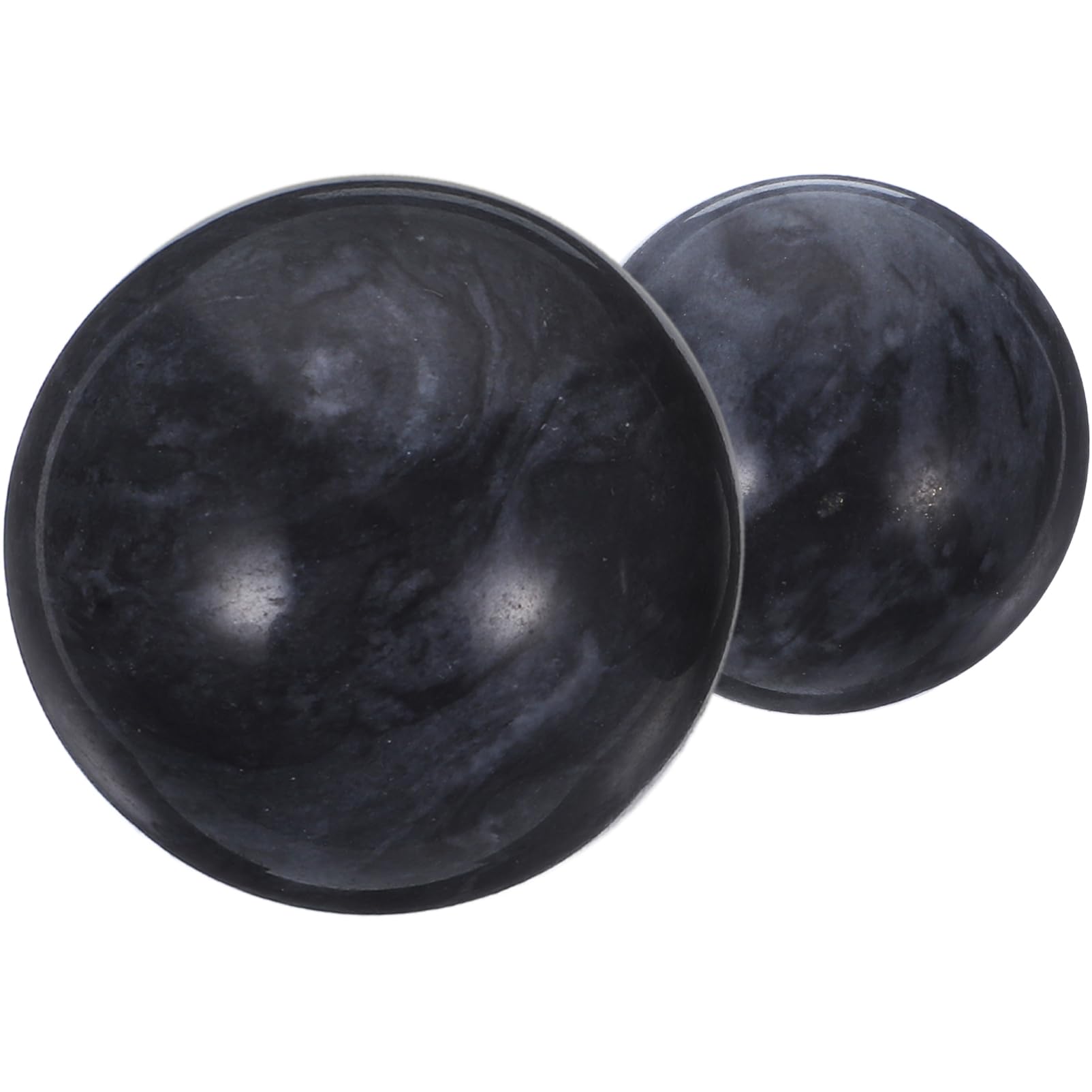 HAPINARY 2 Pcs Hand Balls for Elderly Health Care and Exercise Natural Jade Relief Balls for Hand Therapy and Relaxation