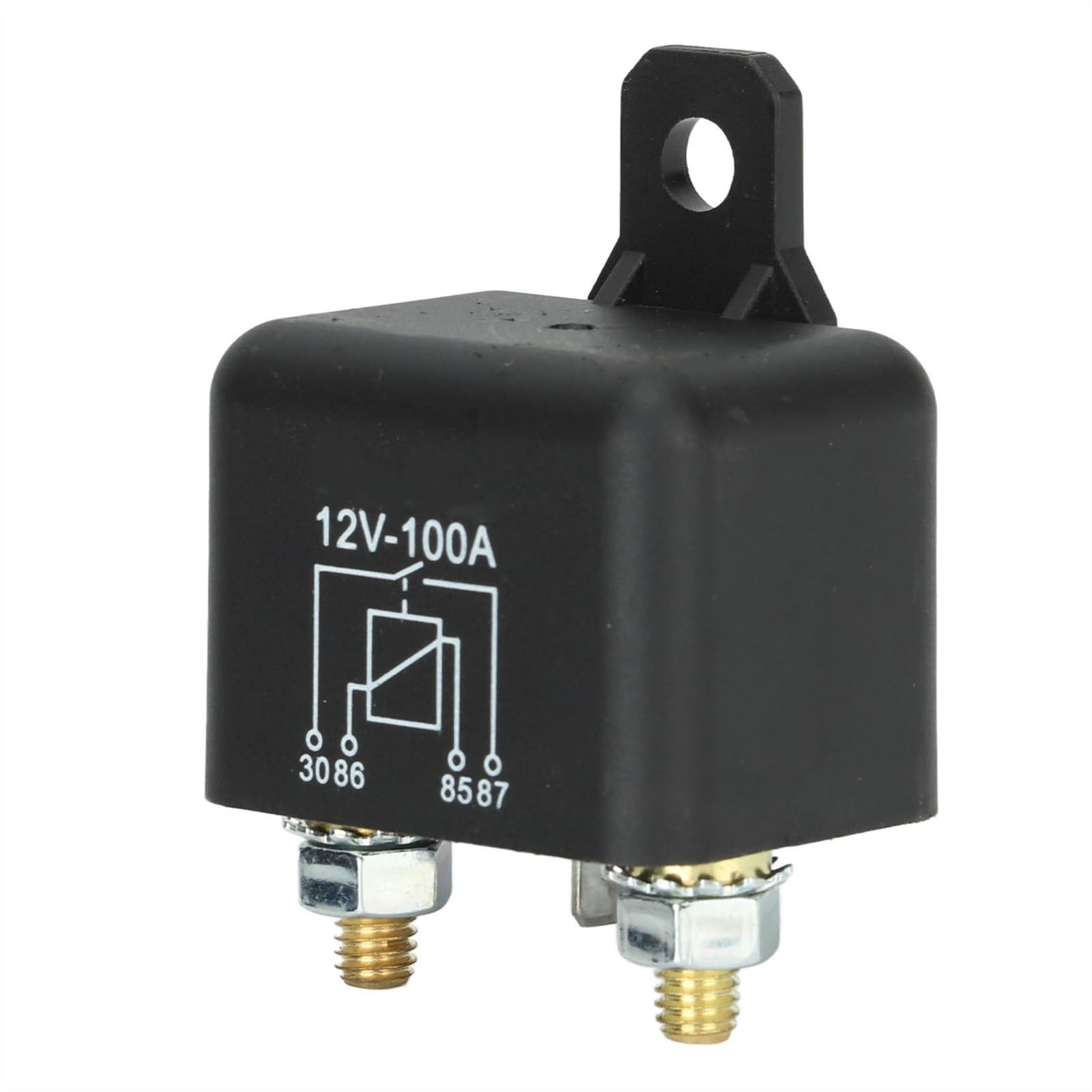 Solenoide de relé de arranque sin solenoide de relé for cortacésped, carrito de tractor de jardín, 4 pines, 12 V, 100 A