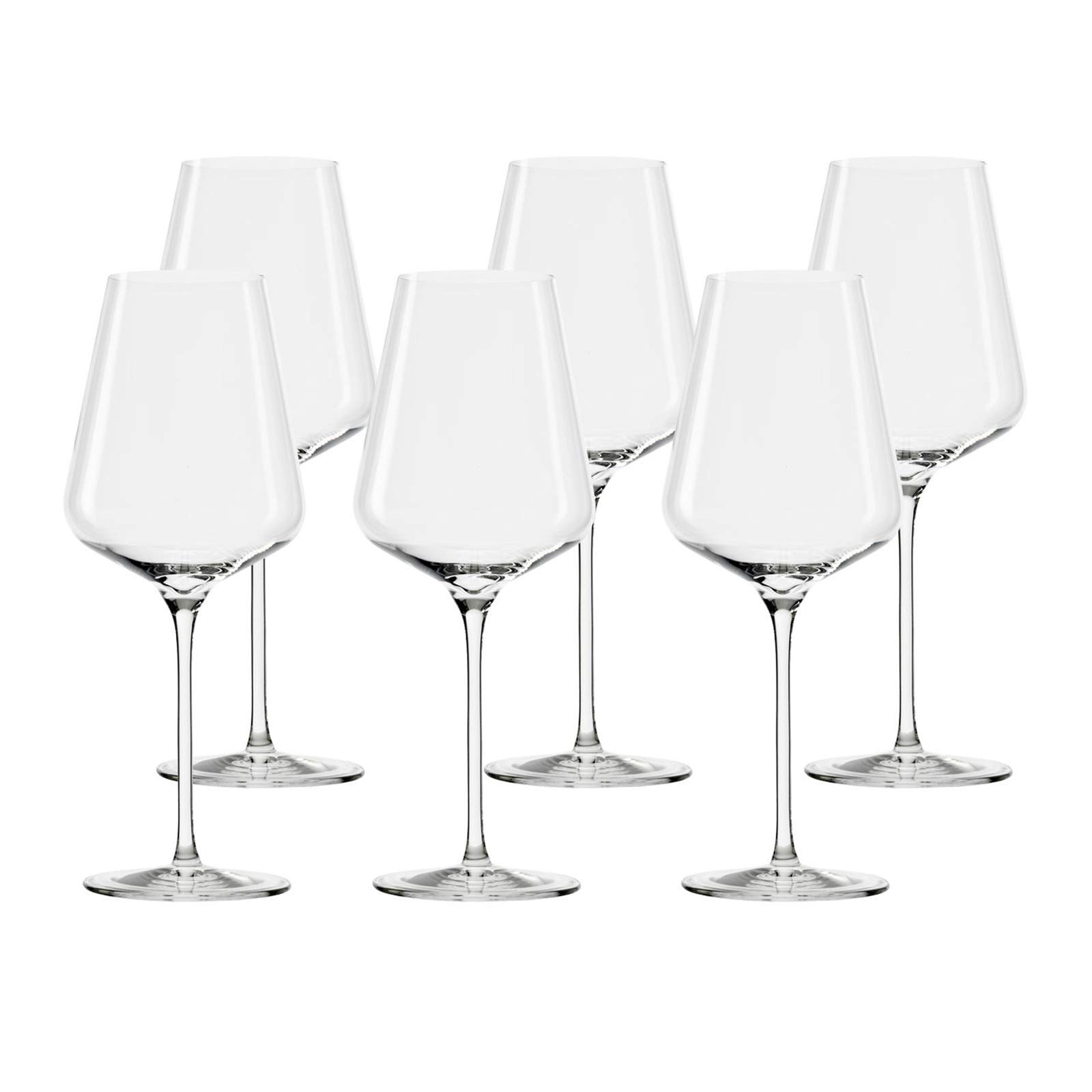 Stölzle Lausitz Multicoloured Stölzle Bordeaux Glass Set Of 6 Quatrophil Red Wine Glasses