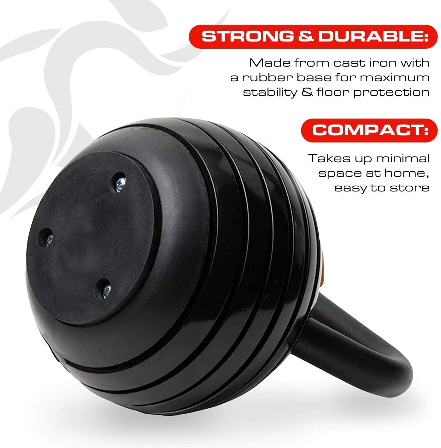 ケトルベル　① Amazon.co.jp: 7-In-1調整可能なスマートケトルベルを使って赤い