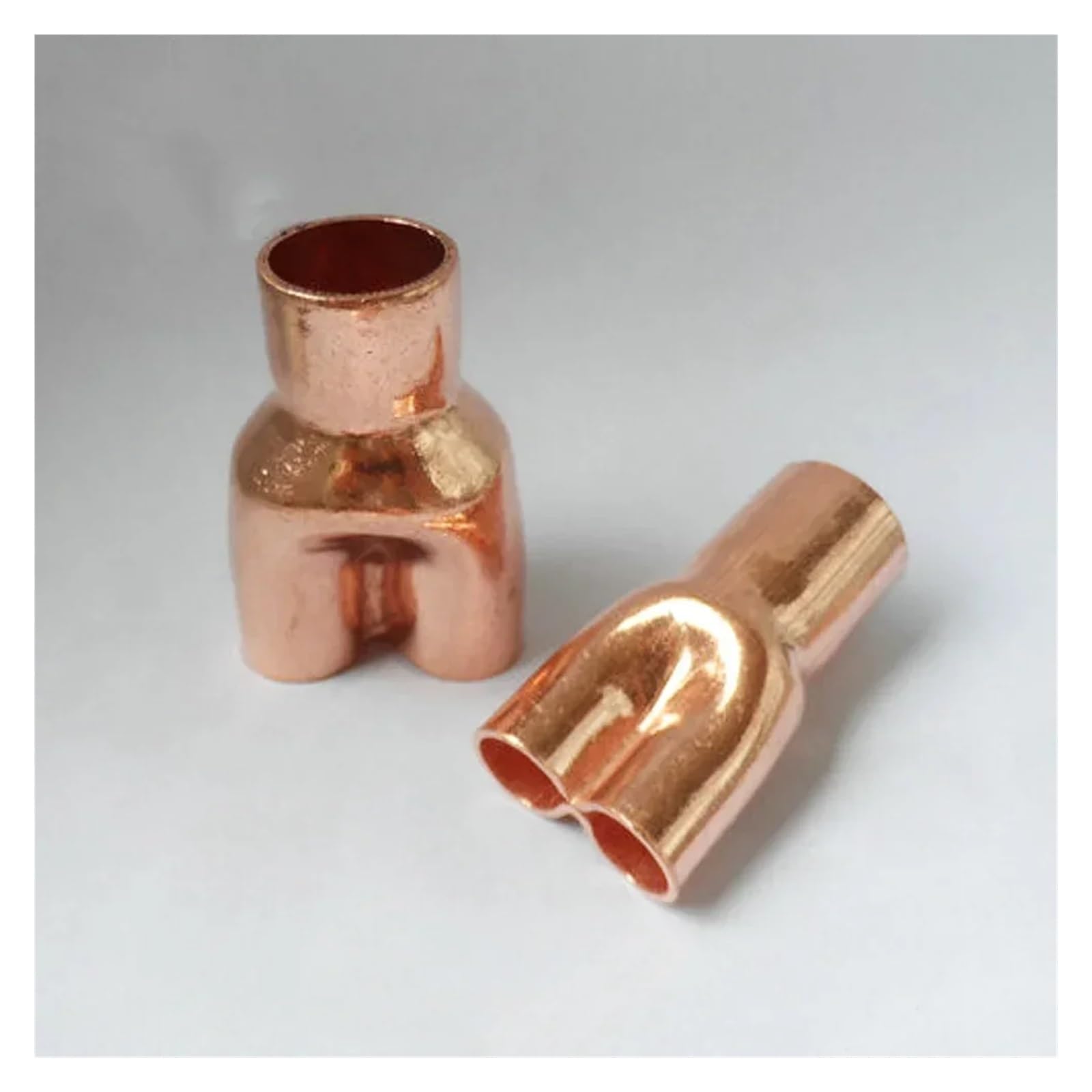 Reductor de 1/4", 3/8", 1/2", 3/4", 1", 8, 16, 19, 22, 25 y 28,6 mm - 42 mm, divisor de 3 vías en forma de Y, conector de cobre for soldar, for aire acondicionado(19x19x19mm)