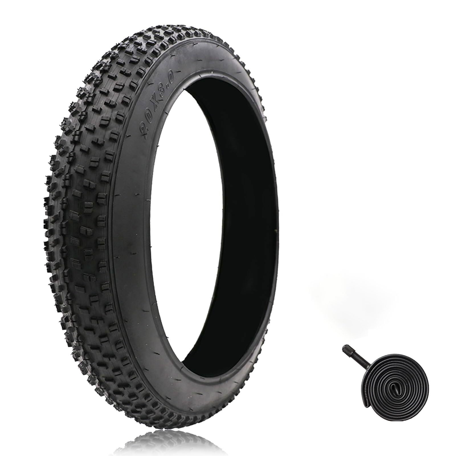 20/24/26x3,0/4,0 Cala Zestaw Dętek do Rowerów Typu Fat Bike, Opona Odporna na Przebicie do Jazdy Terenowej na Rowerze Elektrycznym w Terenie, Po Górach(26x3.0 in)