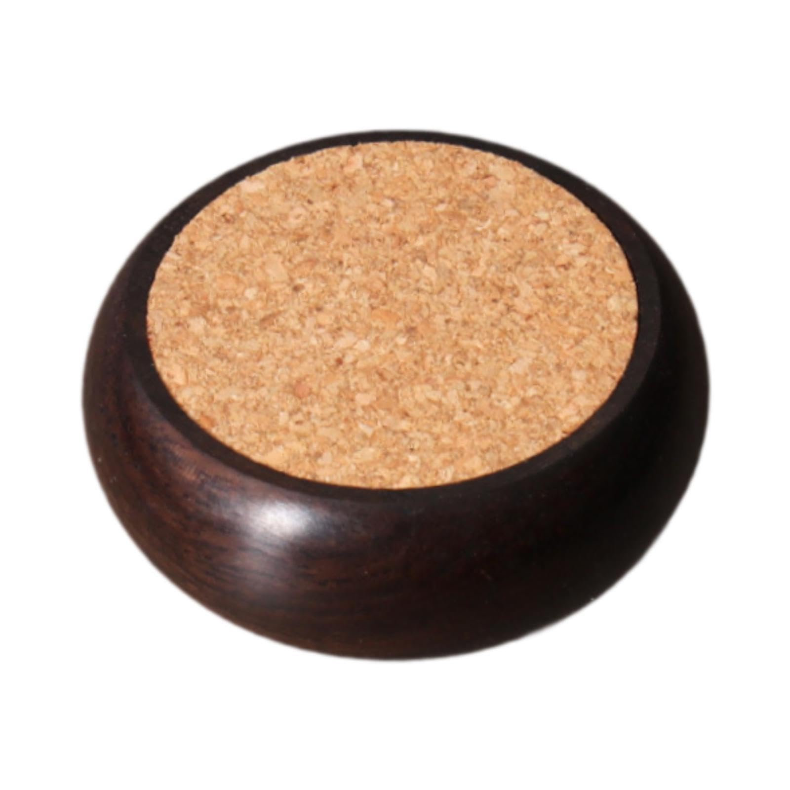 Fancyes Wooden Pincushion Sewing Essentials Craft Supplies Organizer Sturdy Needle Holder Round for Stitchwork Needlework DIY Crafts, Purple Sandalwood