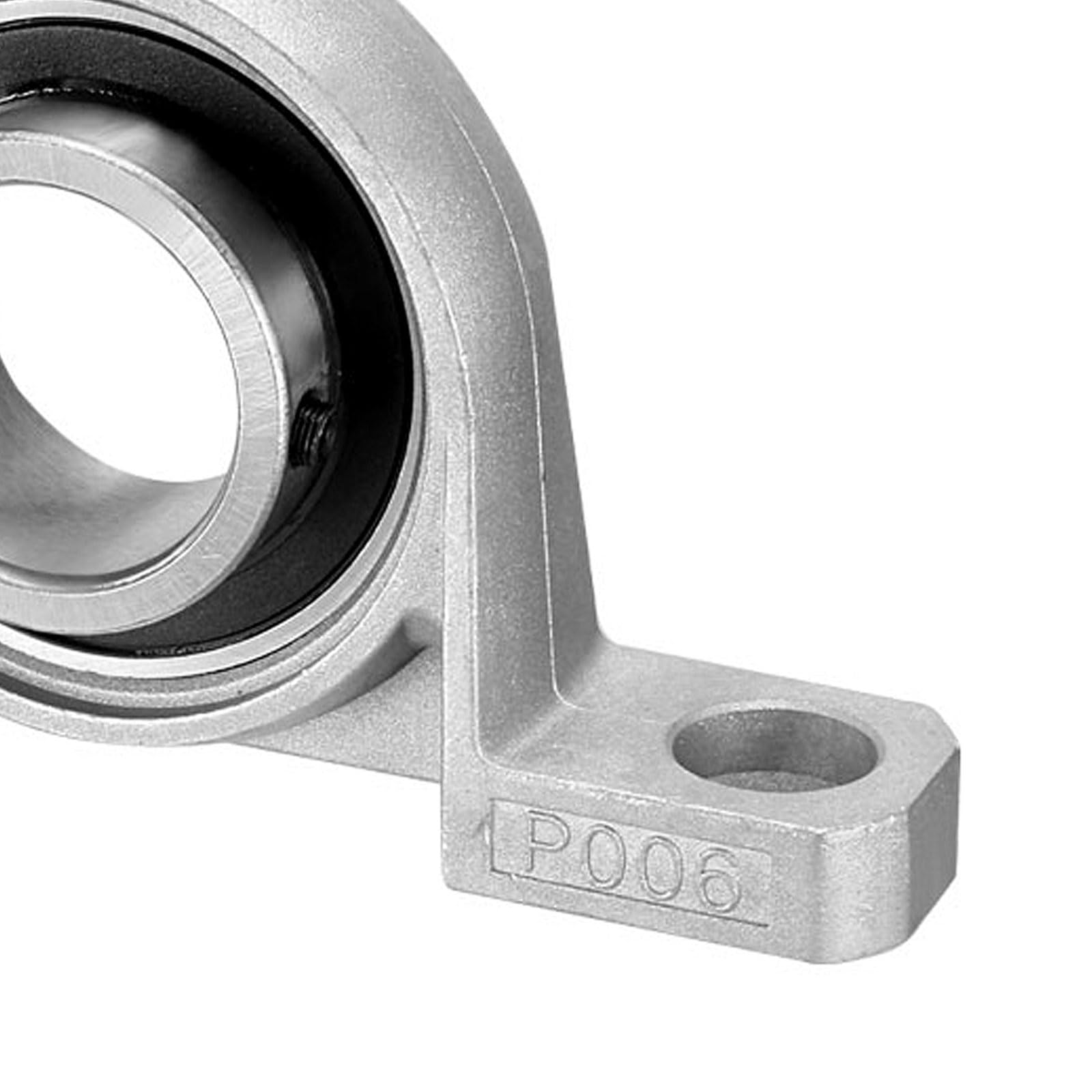 QUARKZMAN Stehlager KP006 – 2 Stück, Bohrung 30 Mm, Aus Zinklegierung & Chromstahl | Für Landwirtschaft, Fördertechnik & Motoren
